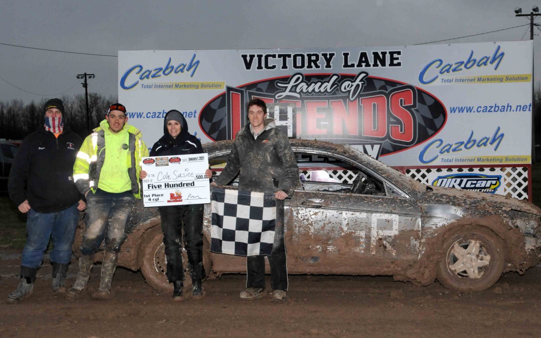 Susice (Austin 2nd from left/Cole right) victory lane photo attachment by Ken Dippel