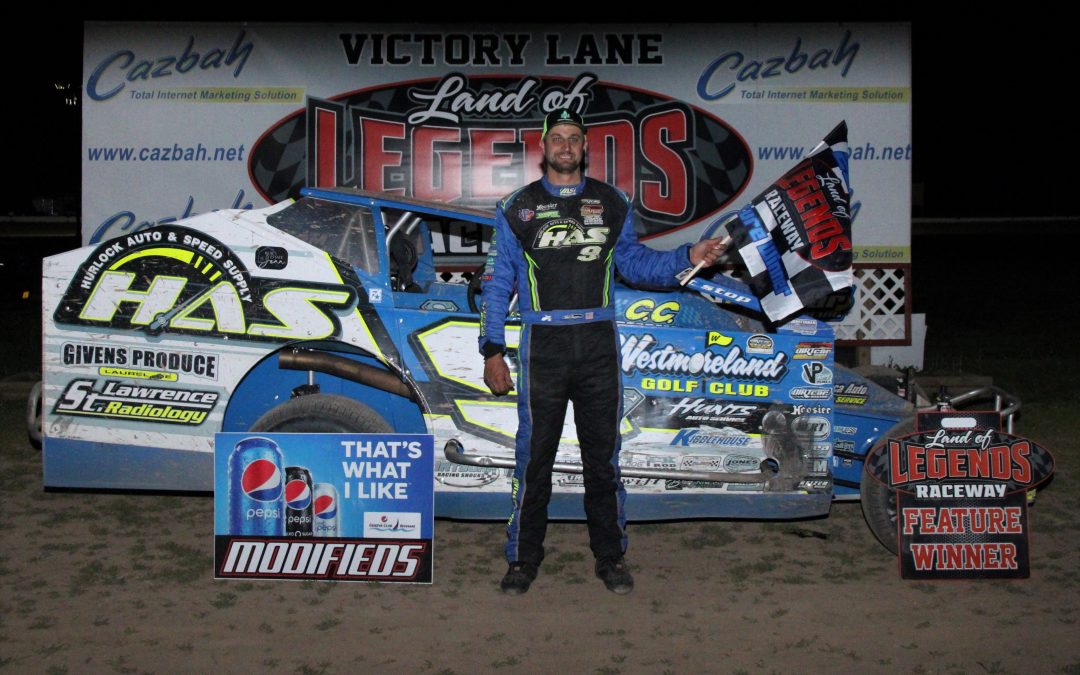 Sheppard Rolls To First Land Of Legends Big-Block Modified Victory In 2022